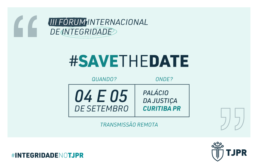 Inscrições abertas para o III Fórum Internacional de Integridade